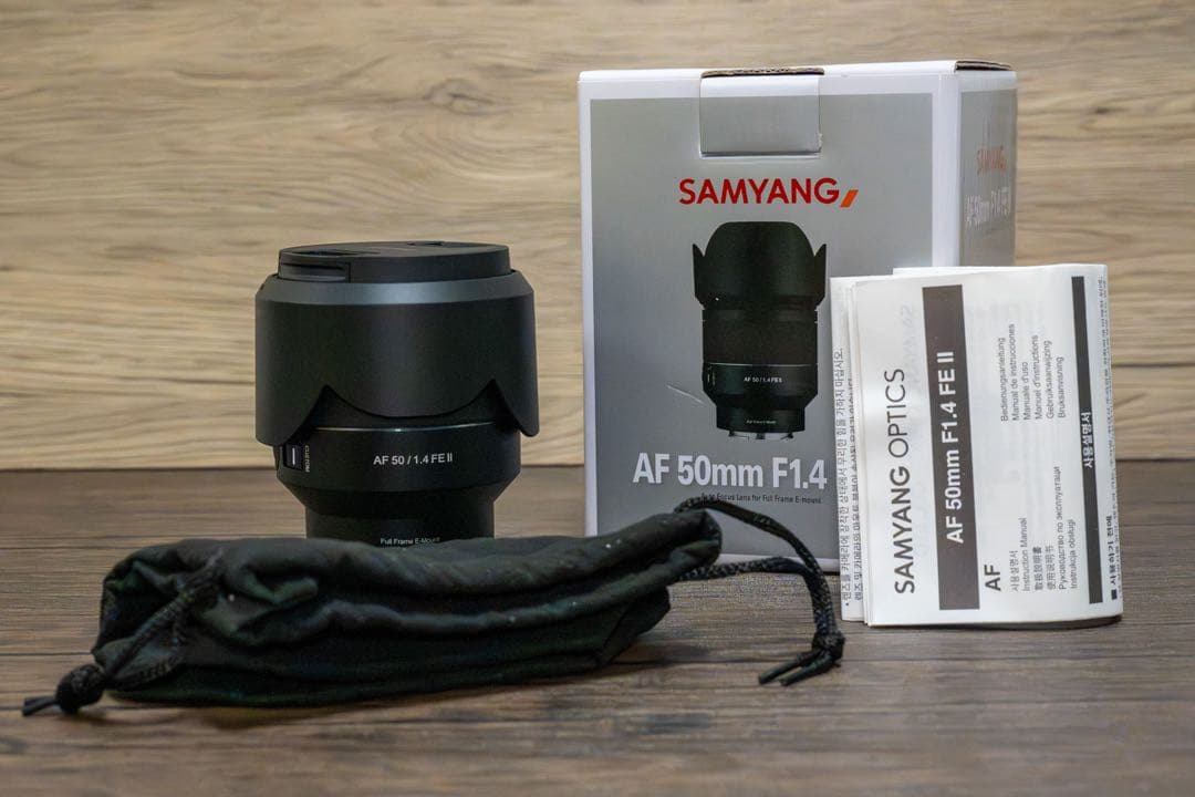 1/5まで値下げ中！SAMYANG AF 50mm F1.4 FE II