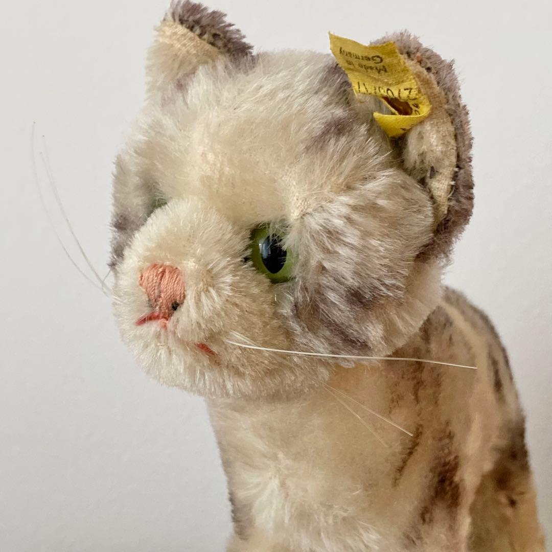DEMPA　猫のスージー　オールドシュタイフ　猫　ぬいぐるみ　ヴィンテージ