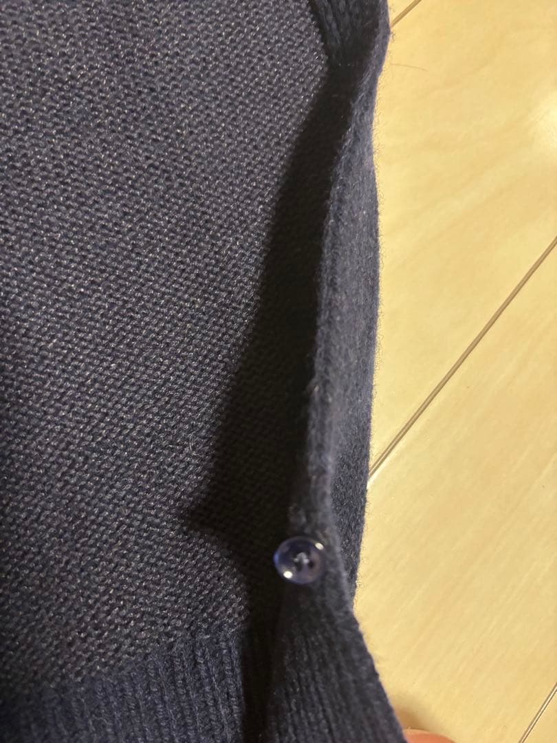 Maison Margiela マルジェラ Vネック ニットベスト ネイビー