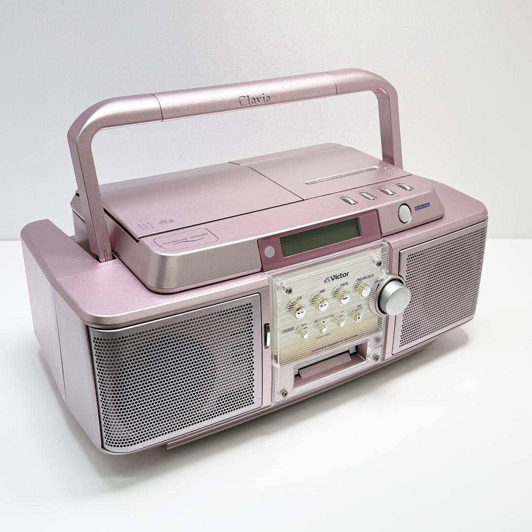 Victor JVC RC-Z1MD-P ピンク CD-MDポータブルシステム