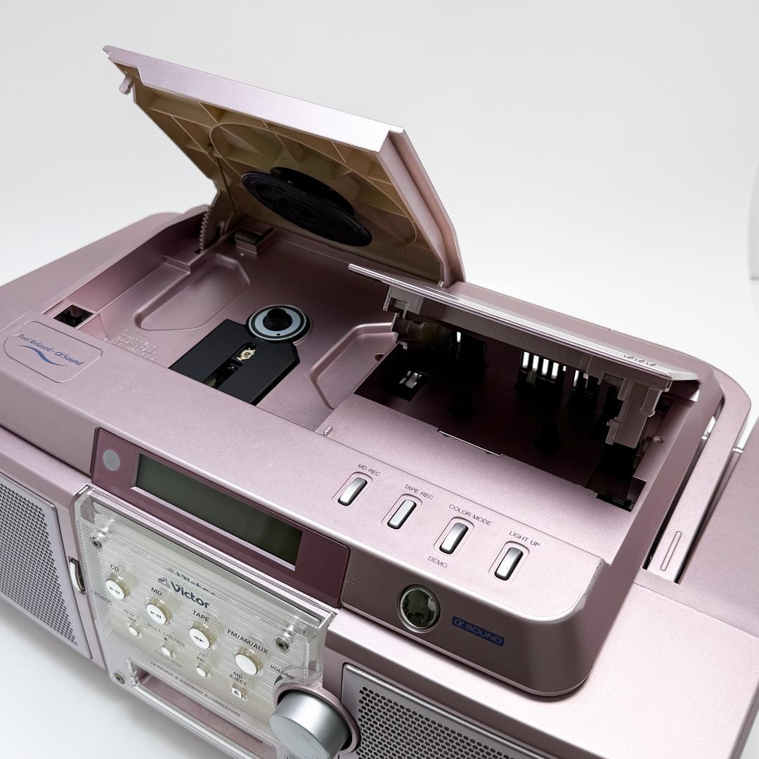 Victor JVC RC-Z1MD-P ピンク CD-MDポータブルシステム