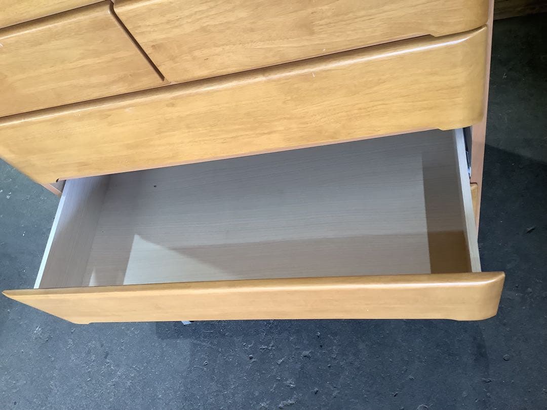 ニトリ ハイチェストオウカ2 90HC LBR 洋服タンス