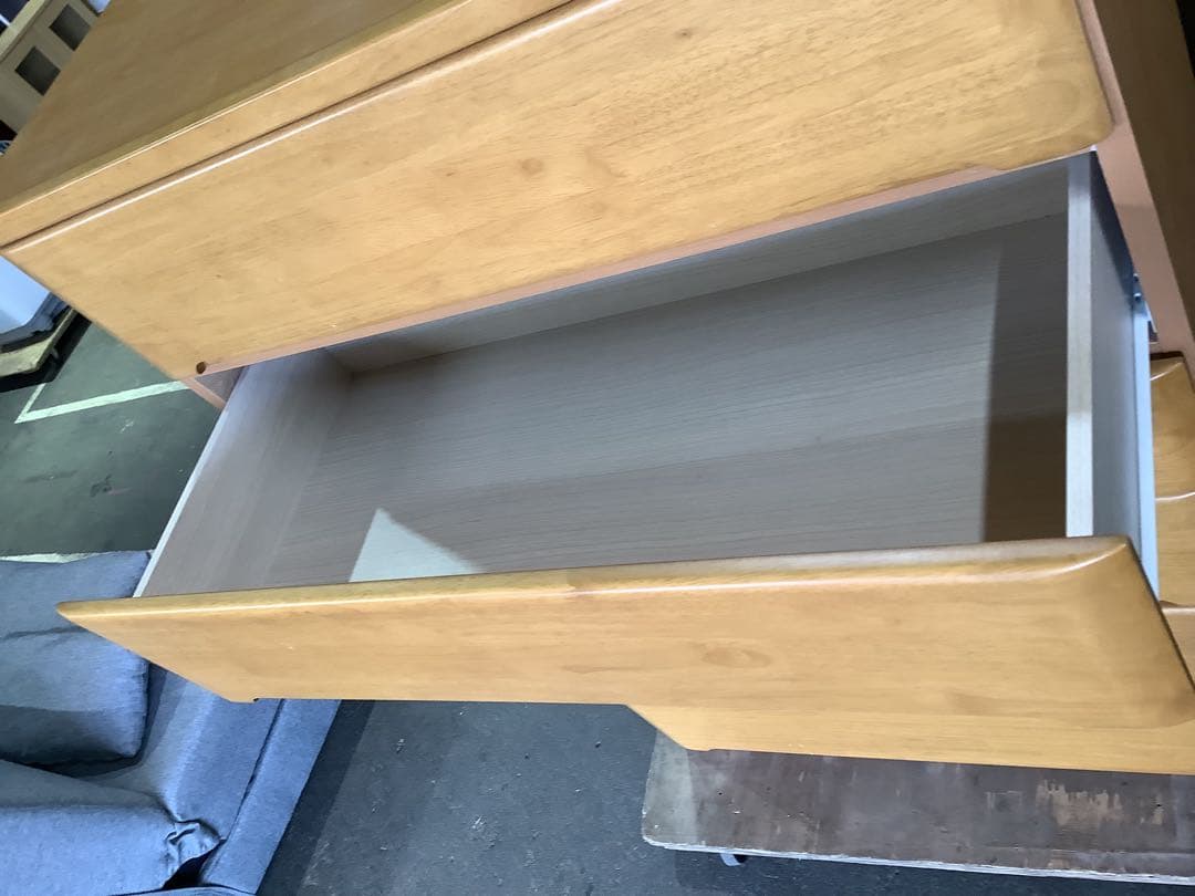 ニトリ ハイチェストオウカ2 90HC LBR 洋服タンス