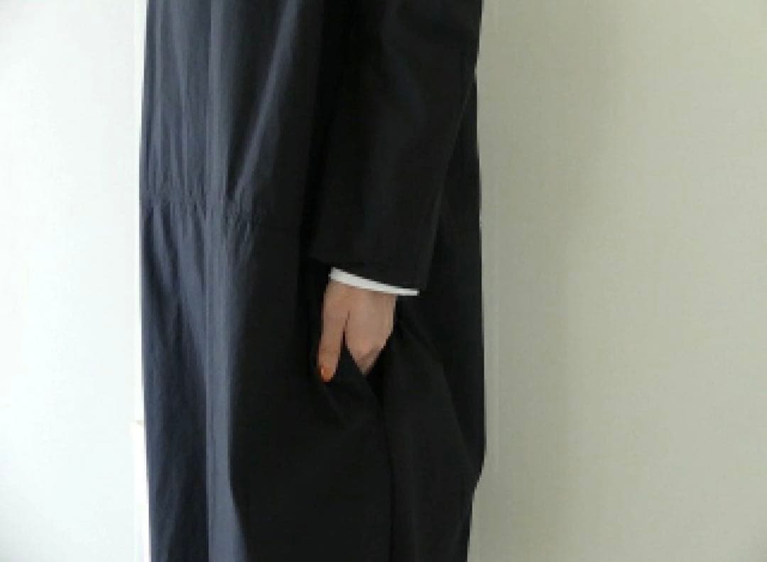 ◆美品◆1.4万◆ICHI◆大きいサイズ感◆ゆったり長袖マキシワンピース◆黒◆F