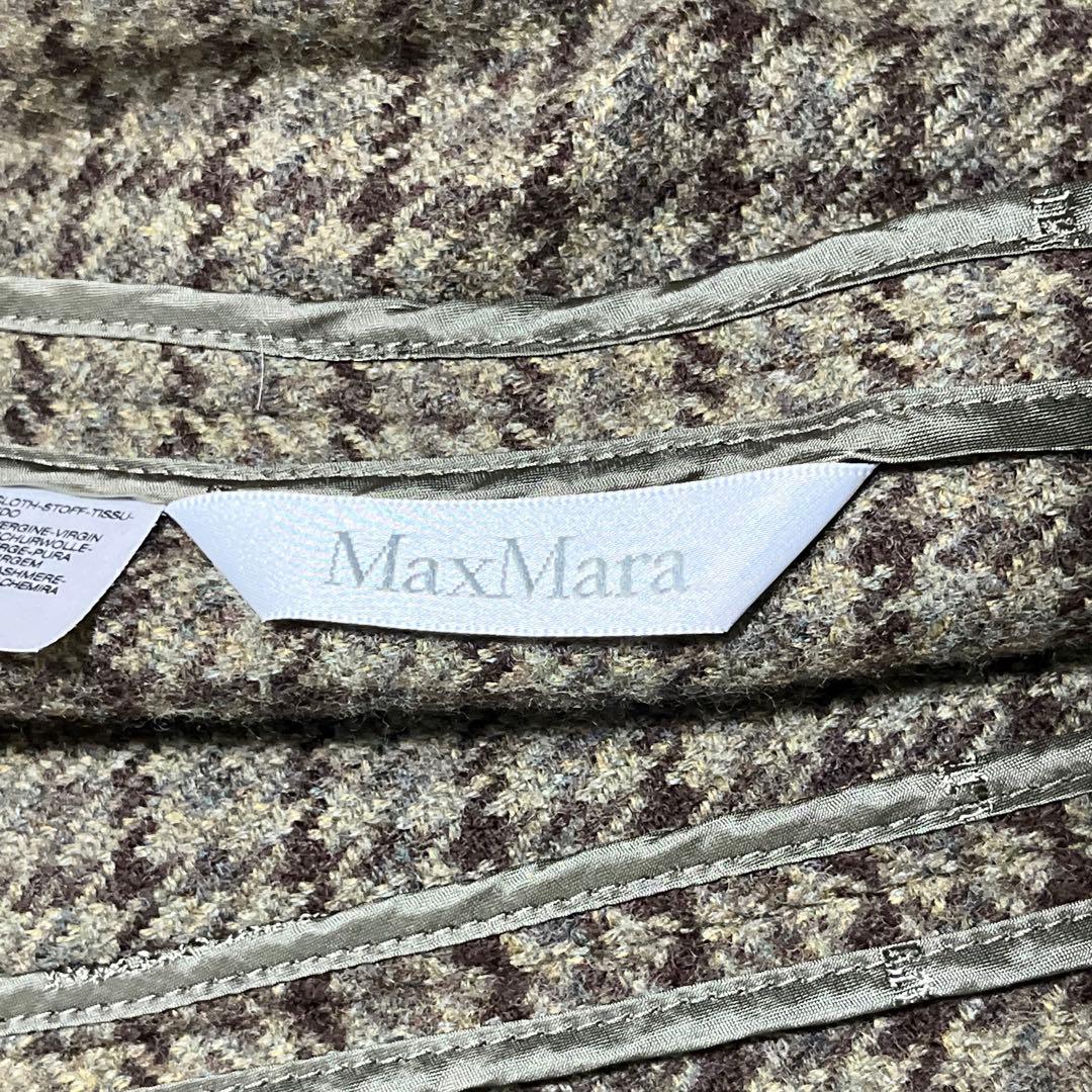 最高級白タグ✨️ マックスマーラ テーラードジャケット カシミヤ グリーン 2XL