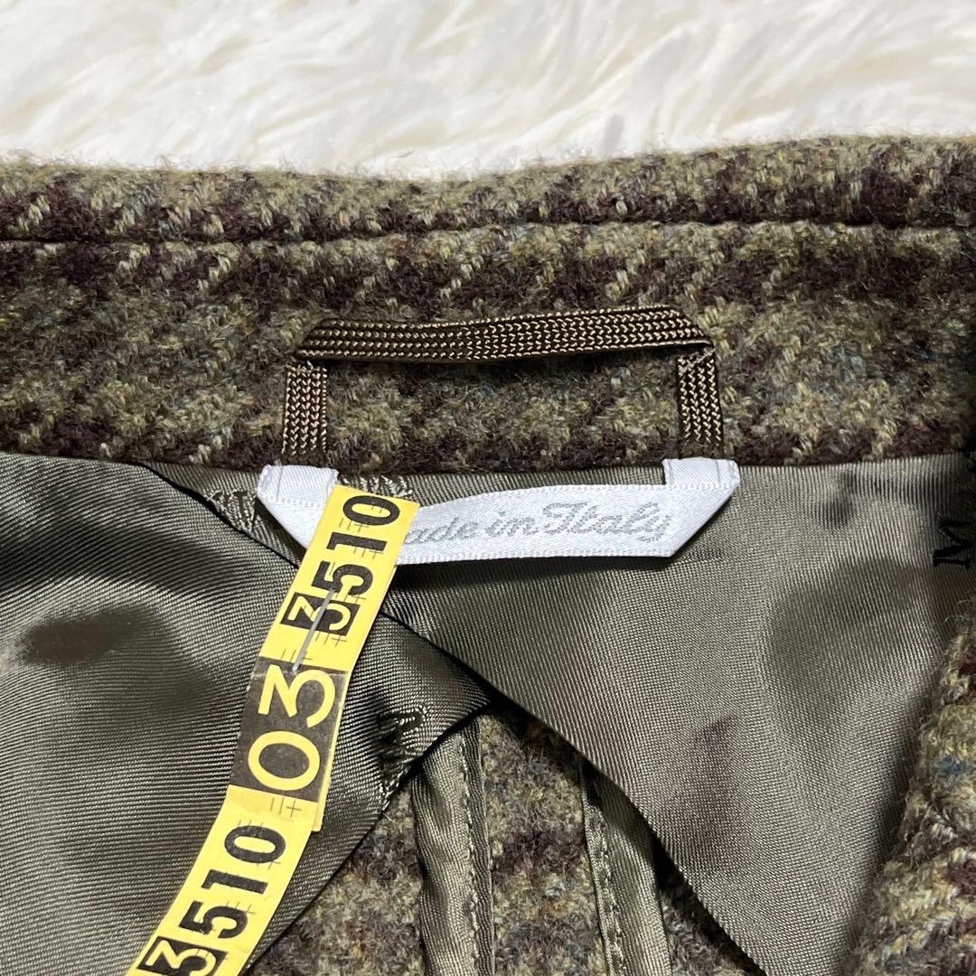 最高級白タグ✨️ マックスマーラ テーラードジャケット カシミヤ グリーン 2XL