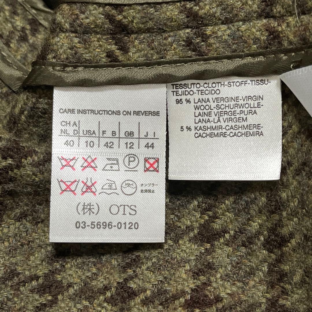 最高級白タグ✨️ マックスマーラ テーラードジャケット カシミヤ グリーン 2XL