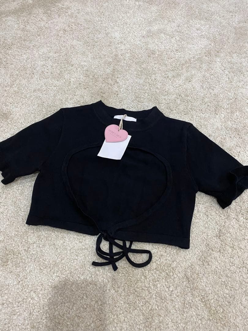 ミシェルマカロン ハニーミュウ モノグラムアンサンブルワンピース グレー XS