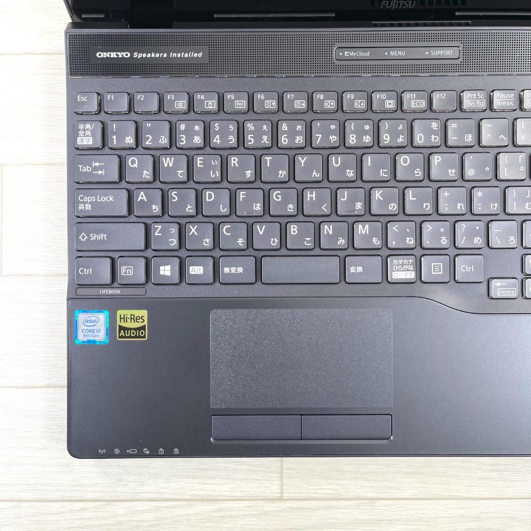 富士通 第8世代i7 新品SSD512＋HDD1T メモリ16 ノートパソコン