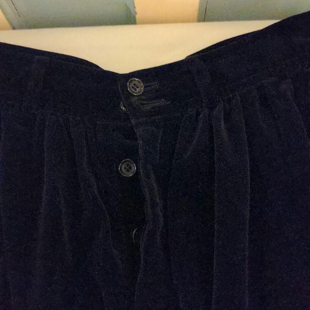 コムデギャルソン黒　スカートの様なサルエルパンツ