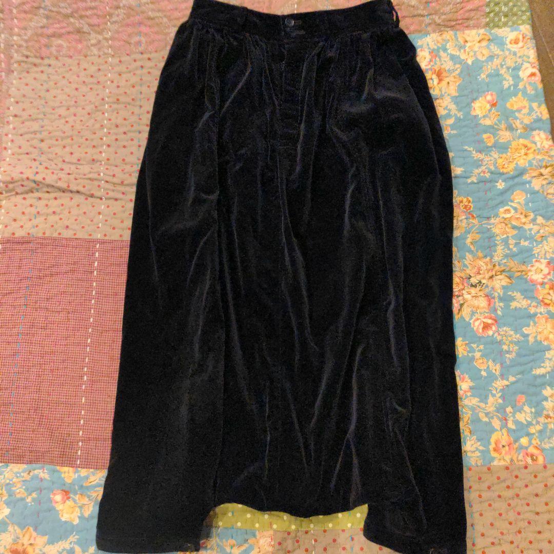 コムデギャルソン黒　スカートの様なサルエルパンツ