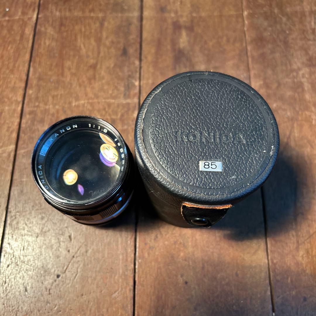 KONICA HEXANON 85mm f/1.8 レンズ