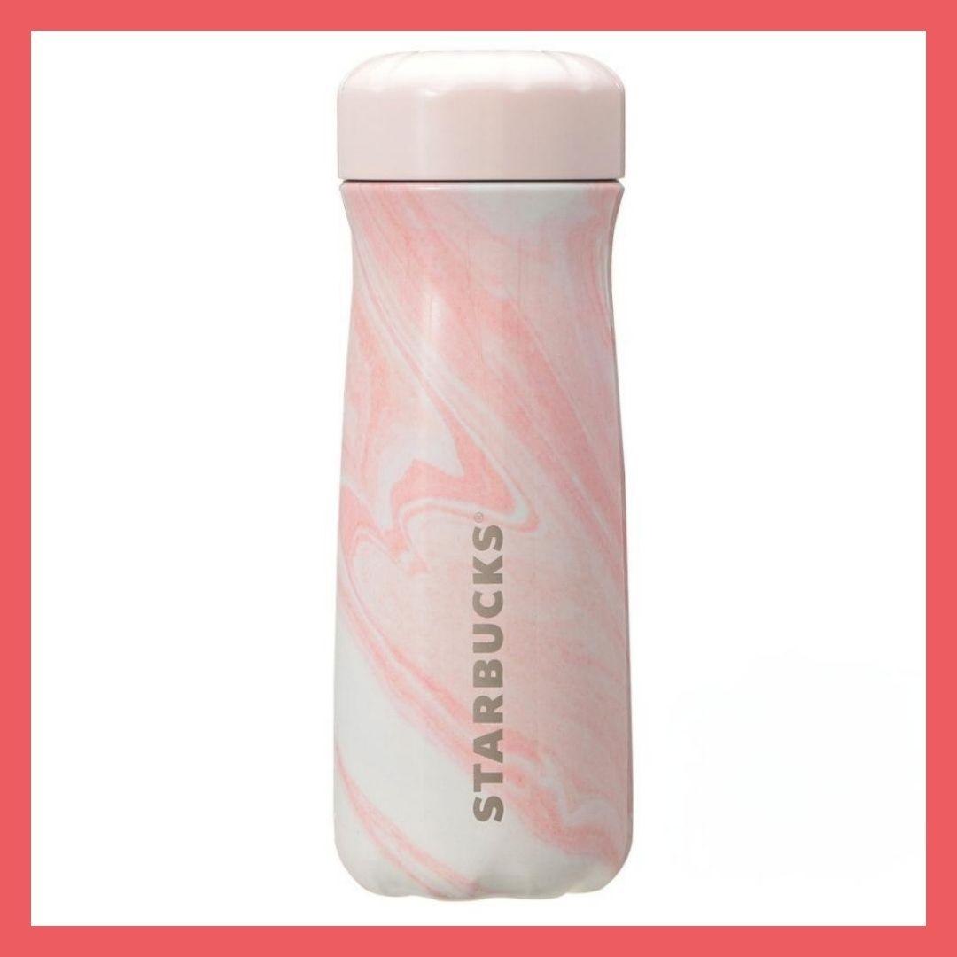 スタバ SAKURA2025 ステンレスボトル S'wellマーブル 473ml