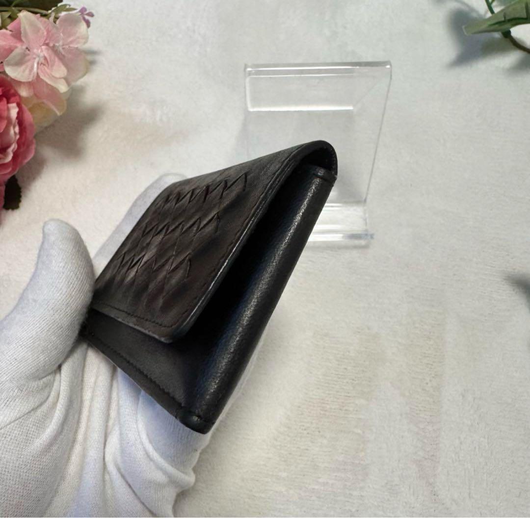 ボッテガ　イントレチャート　カードケース　レザー　本革