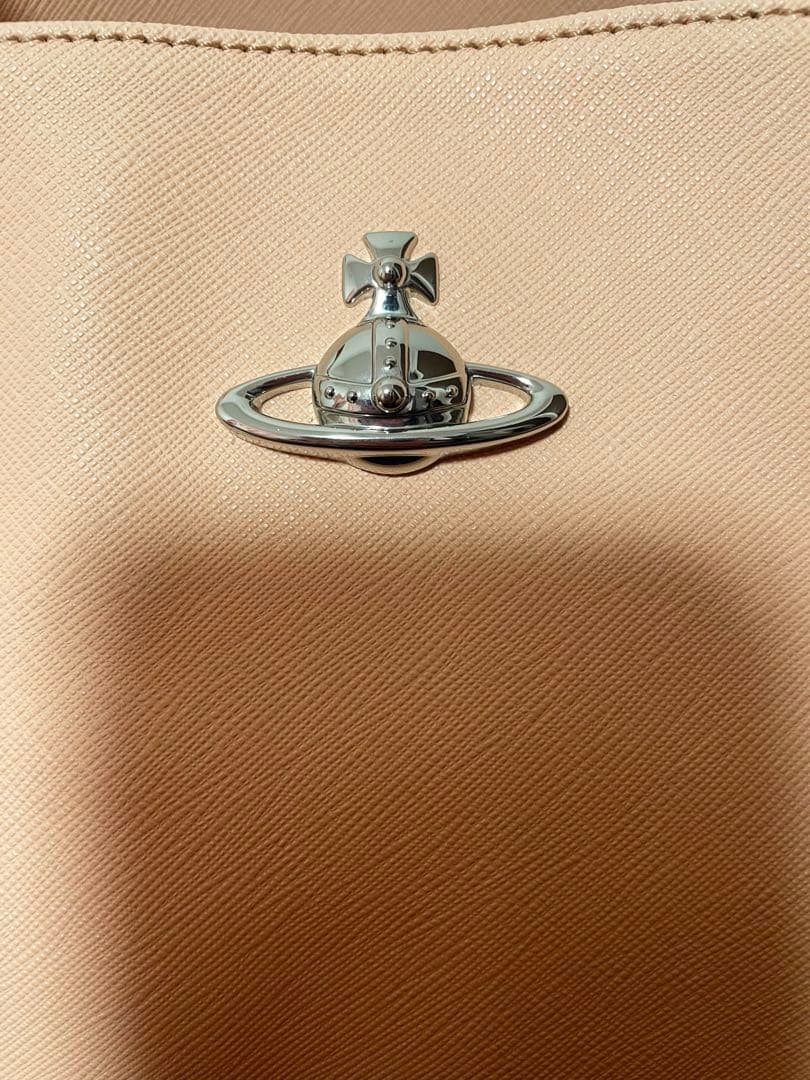 ヴィヴィアンウエストウッド トートバッグ レザー オーブ ピンク A4可