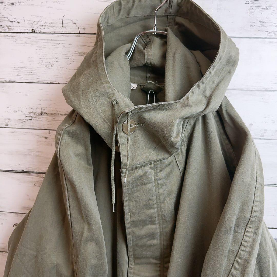 【実物】80sユーロヴィンテージフランス軍M64ステンシル付モッズパーカーコート