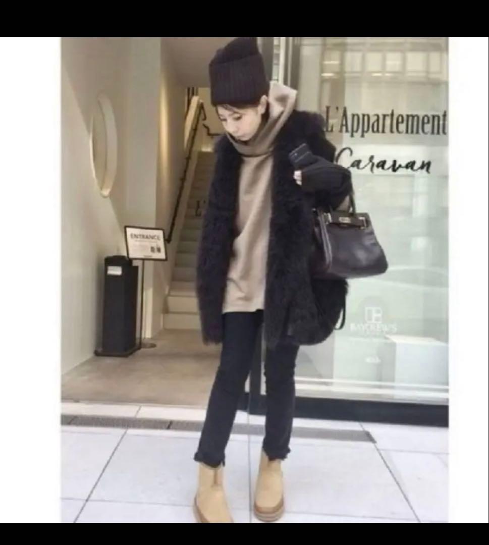 アパルトモン Americana サイドジップパーカー