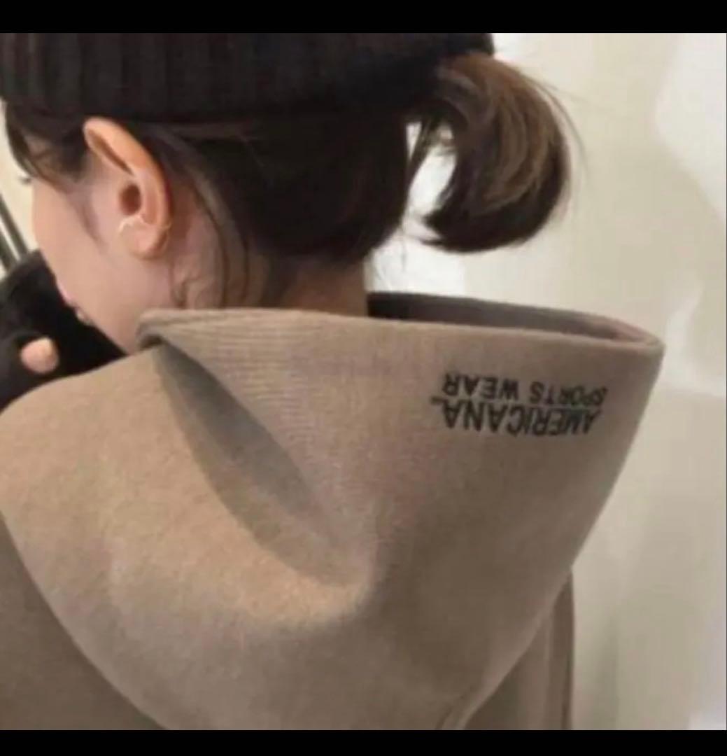 アパルトモン Americana サイドジップパーカー