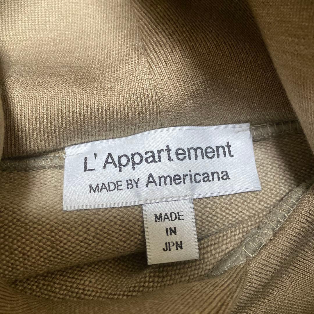 アパルトモン Americana サイドジップパーカー