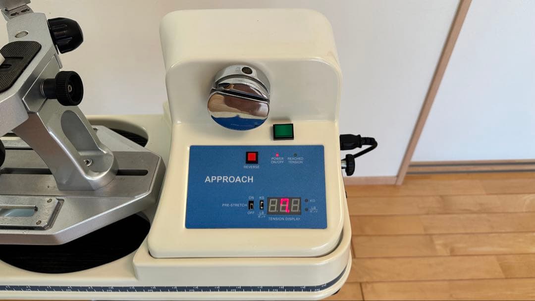 【良品】ストリングマシン （ガット張り機）自動テンション調整