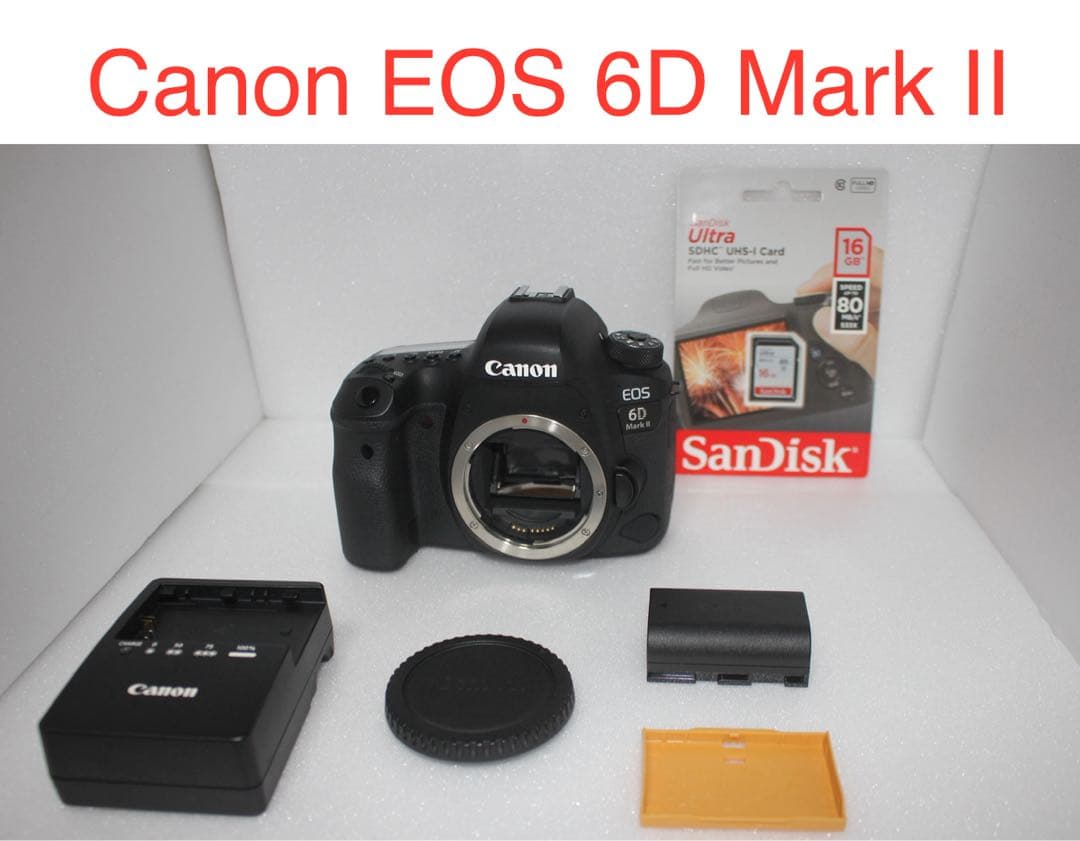 デジタル一眼レフカメラ　Canon EOS 6D Mark II