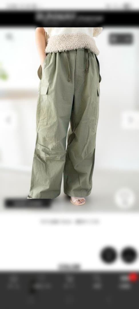 WAIPER別注ミリタリーオーバーパンツ