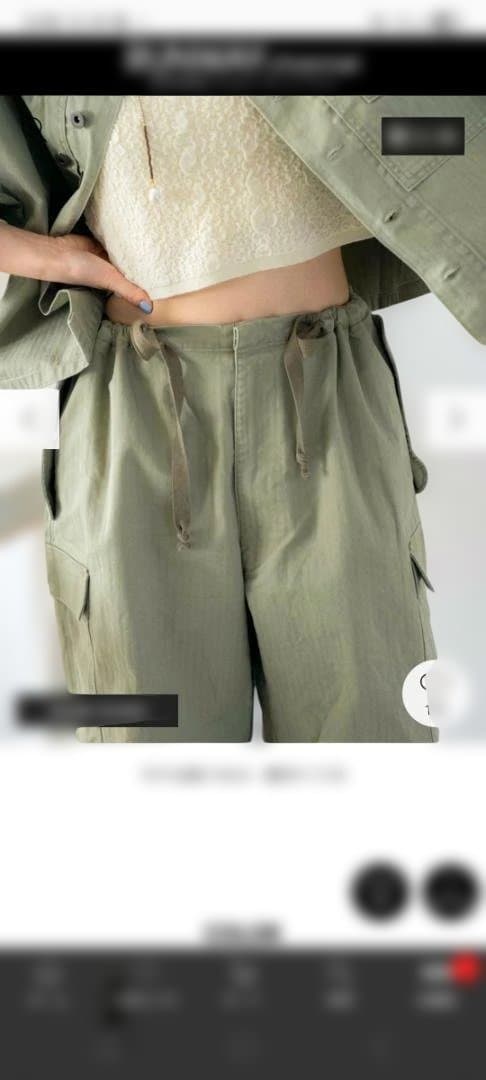 WAIPER別注ミリタリーオーバーパンツ