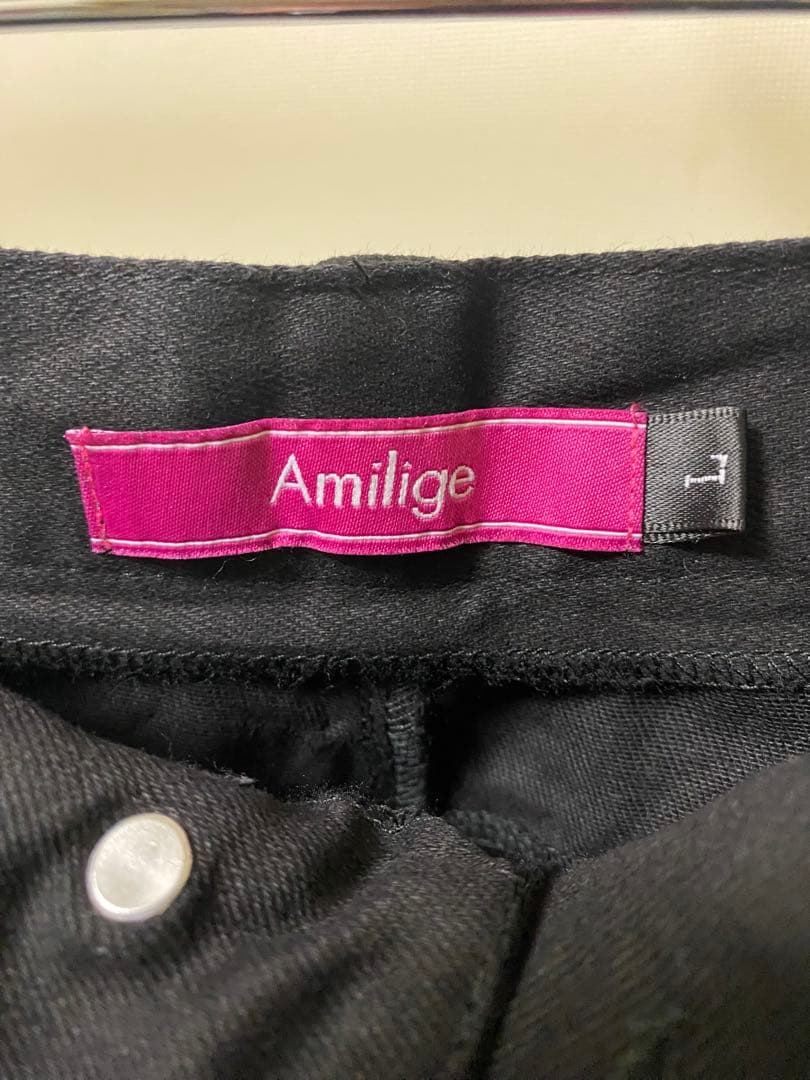 Amilige アミリージュ ガーターベルト付きパンツ