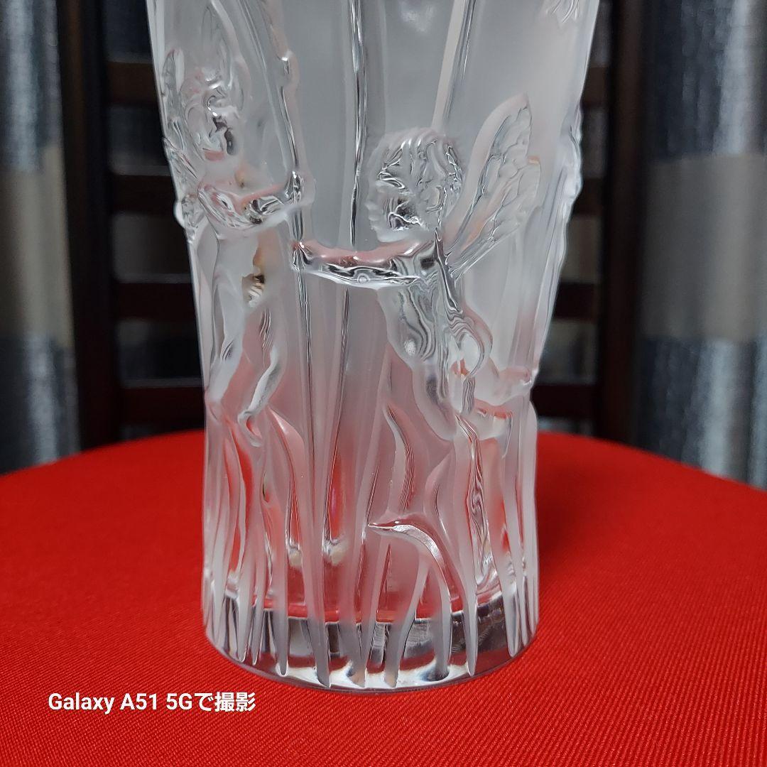 断捨離ラリック花瓶　飾ってました　高さ20㎝弱　一輪挿しにも　少しの束のお花にも