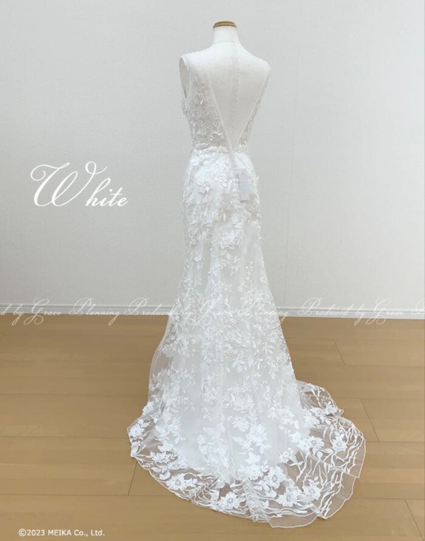 ウェディングドレス マーメイドドレス グレースシトラス ホワイト 9号