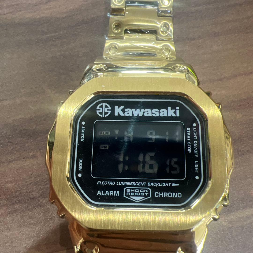 更に値下げしますG−SHOCK！フルメタルKawasaki プラザ改ゴールド