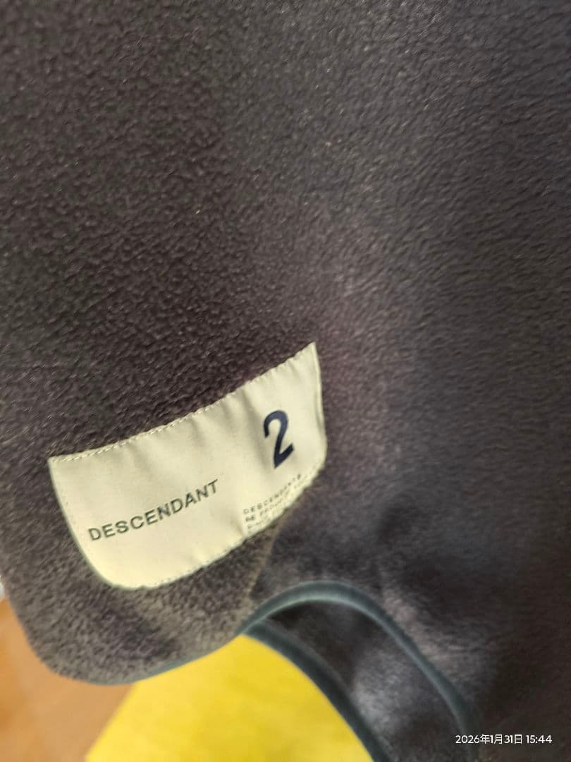 DESCENDANT HUMMING FLEECE Sサイズ2