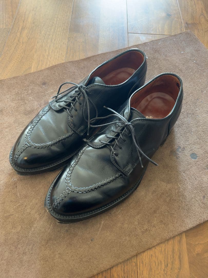 Alden961 アバティーンラスト カーフ 黒　8 Eウィズ