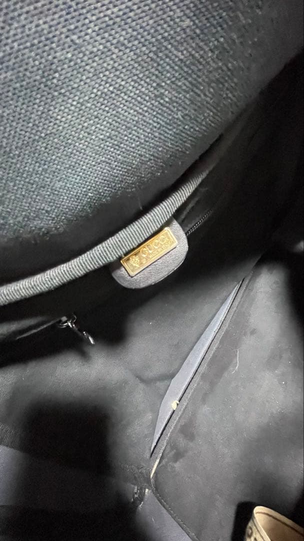 GUCCI ハンドバッグ 黒 ヴィンテージ