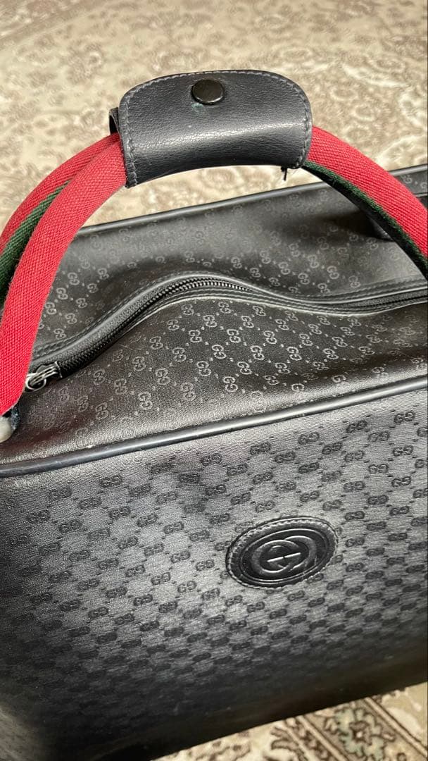 GUCCI ハンドバッグ 黒 ヴィンテージ