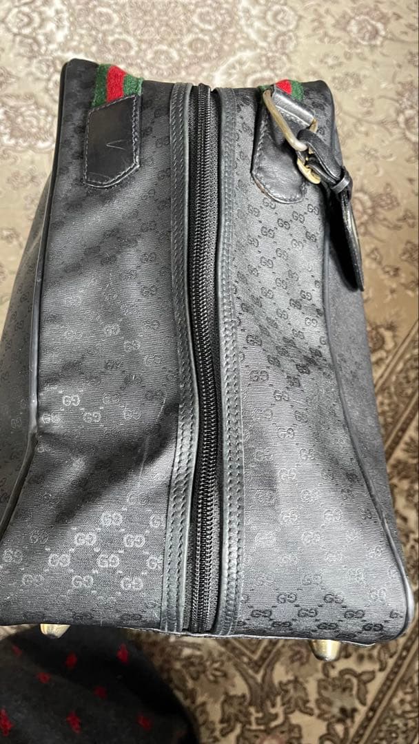 GUCCI ハンドバッグ 黒 ヴィンテージ