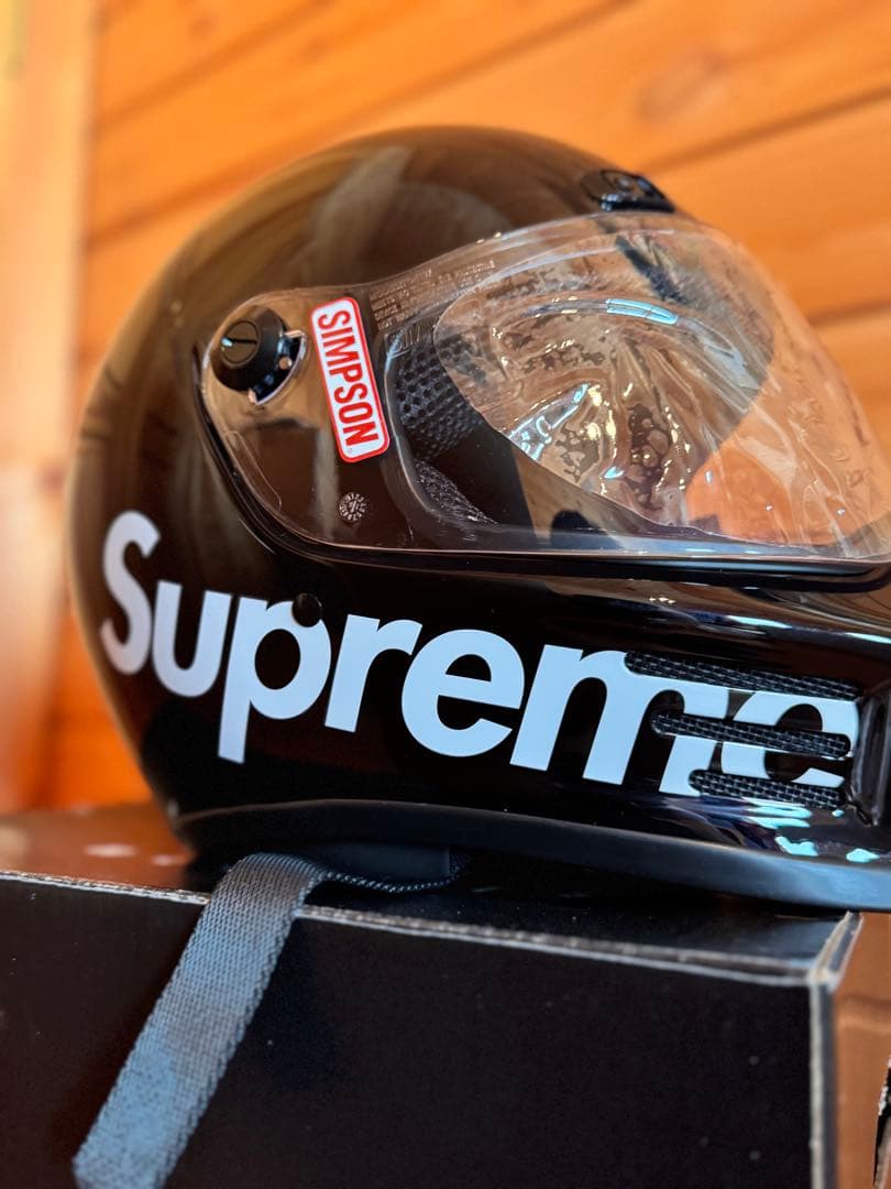Supreme Simpson ヘルメット ブラック