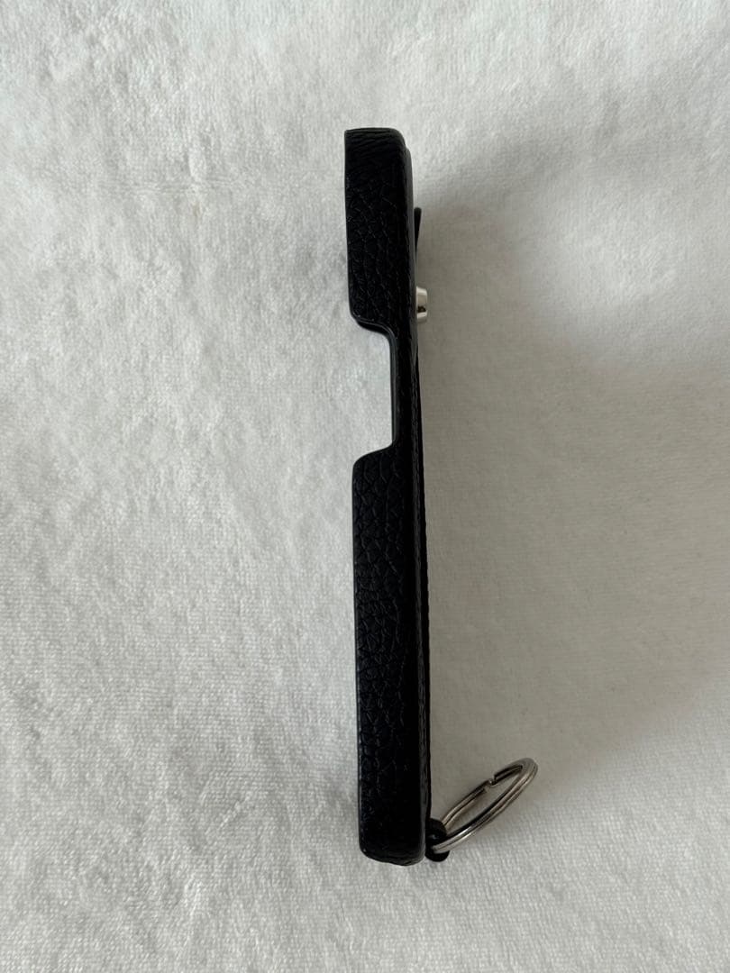 美品 ボナベンチュラ iPhone 15 Pro用レザーケース ブラック