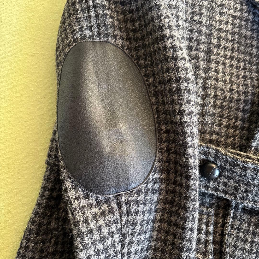 VAN グレー/ブラックチェック ダブルブレストジャケット