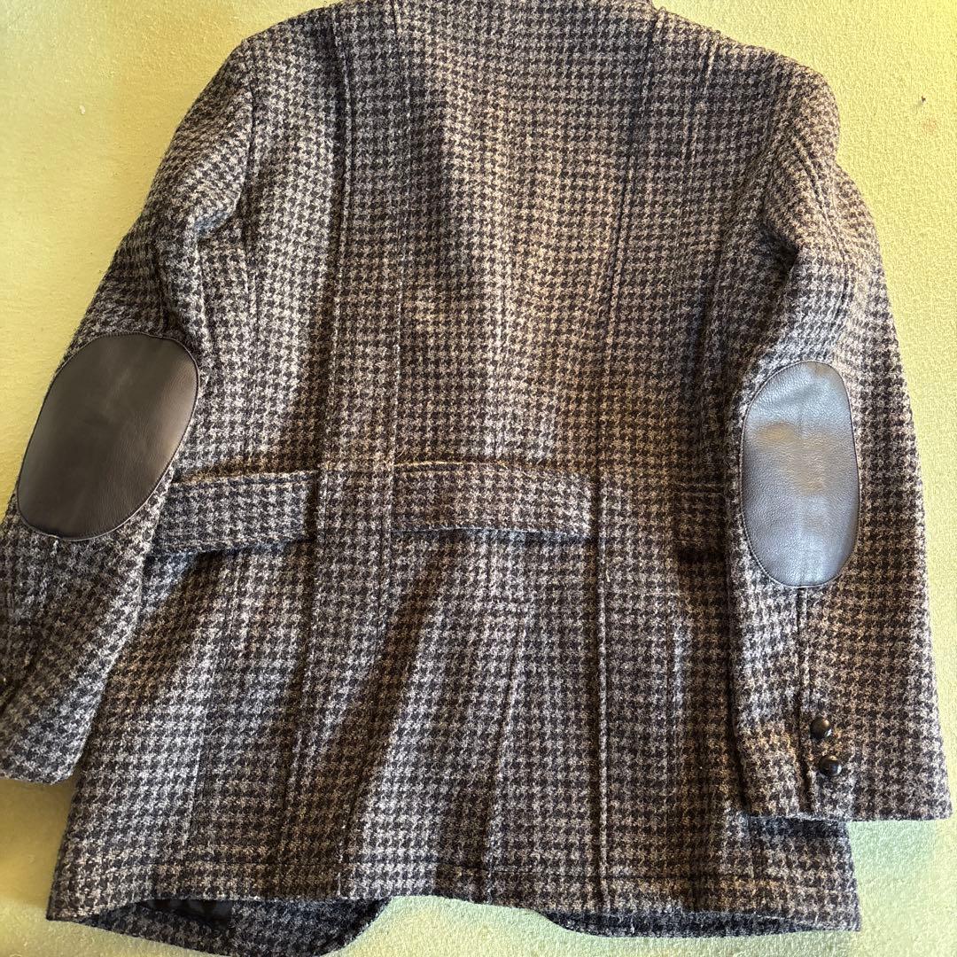 VAN グレー/ブラックチェック ダブルブレストジャケット