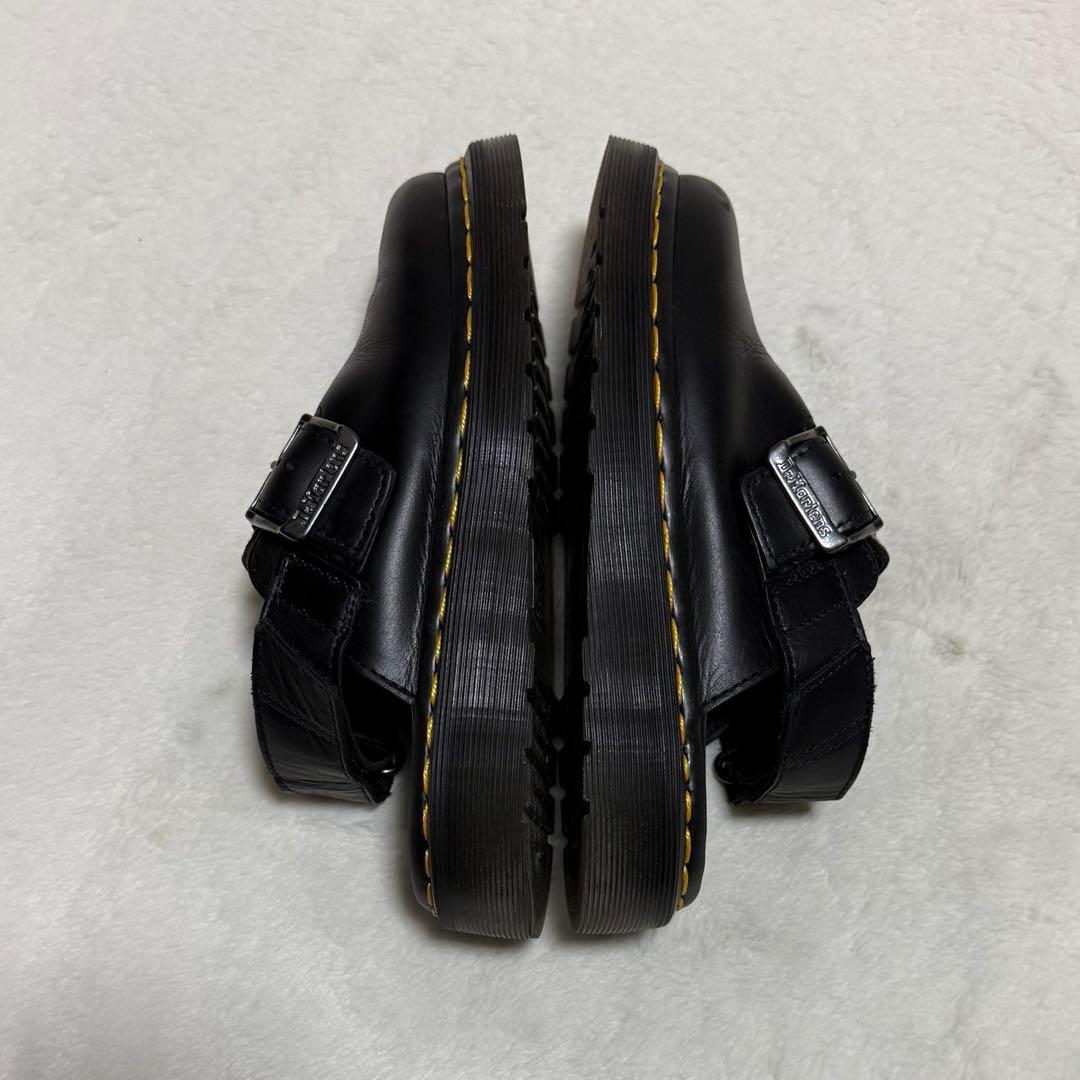 美品 Dr.Martin JORGE II 厚底 サンダル UK4 ブラック