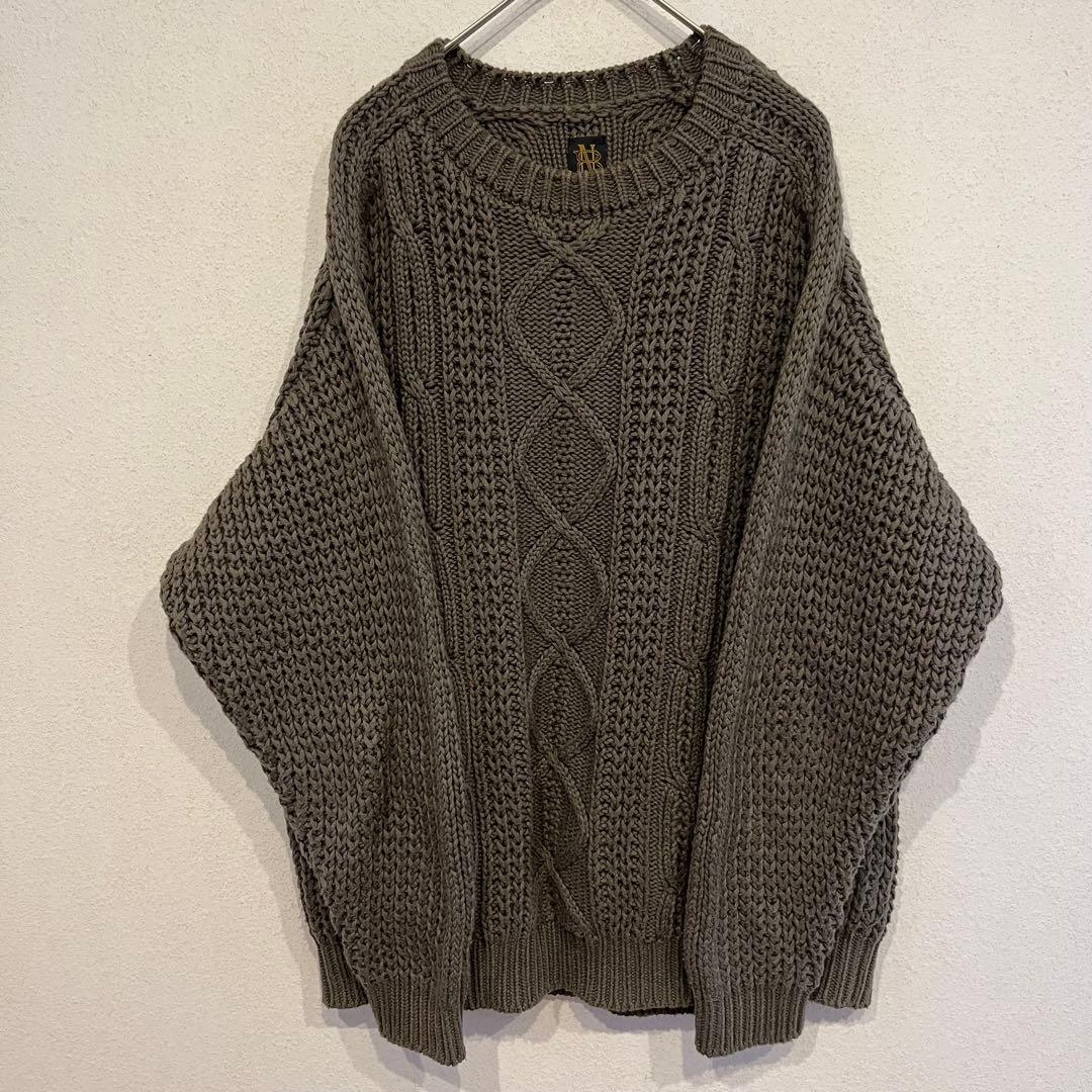 【美品】steven alan 別注 BATONER 21AW ケーブルニット