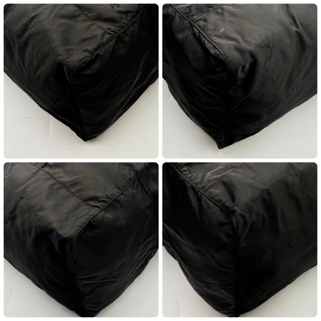 ユミ　プラダ ボストンバッグ 2way 三角ロゴ 白タグ ナイロン