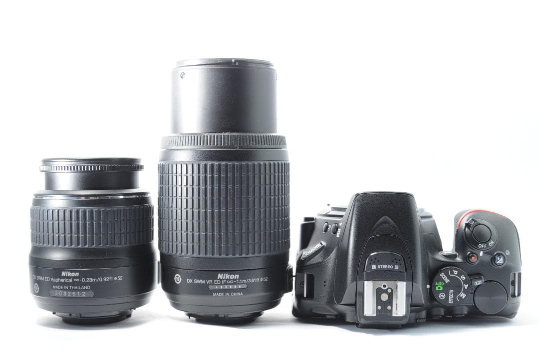 すぐに使えるダブルレンズ❤️Nikon D5600 セット✨スマホに自動転送