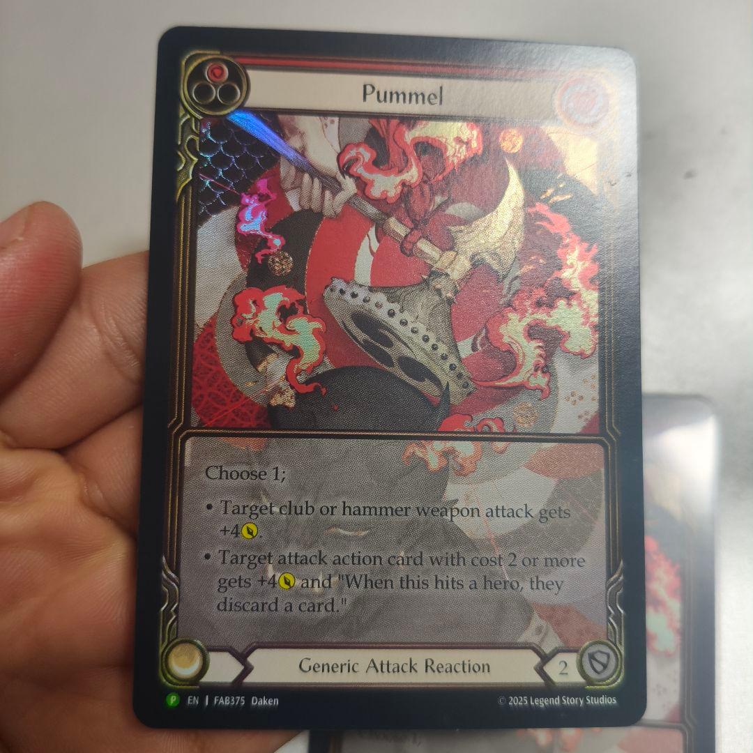 Flesh and blood Pummel プロモ RF 3枚セット