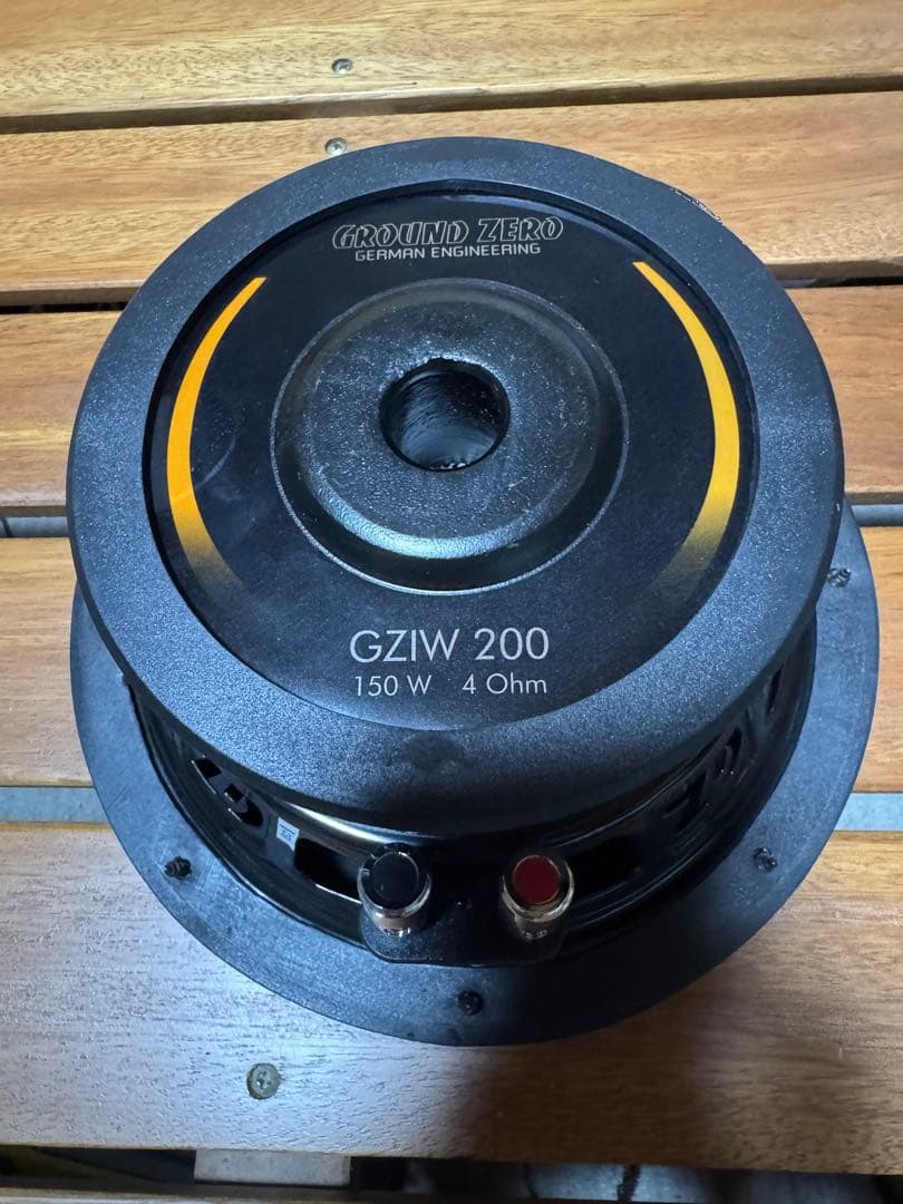 GROUND ZERO GZIW 200 サブウーファー