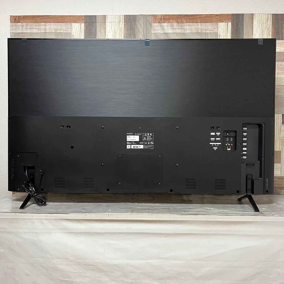 即日受渡❣️全国送料込展示見本品フナイ65型4KTV録画機能内蔵Wチューナ搭載