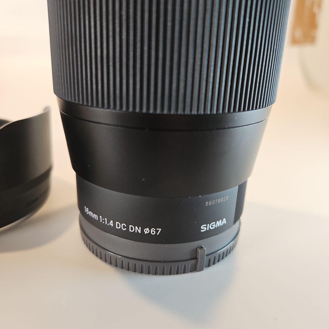 SIGMA 16mm F1.4 DC DN SONY E-mount レンズ