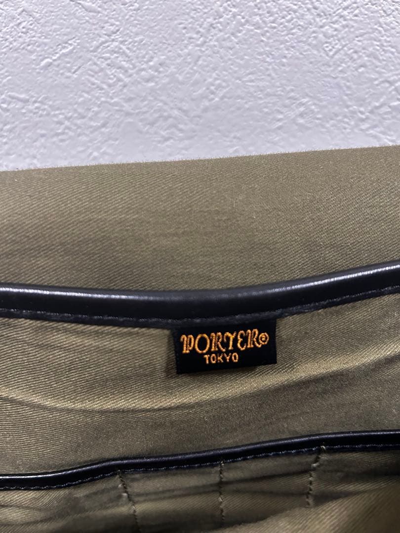 PORTER CLASP ショルダーバッグ L ブラック
