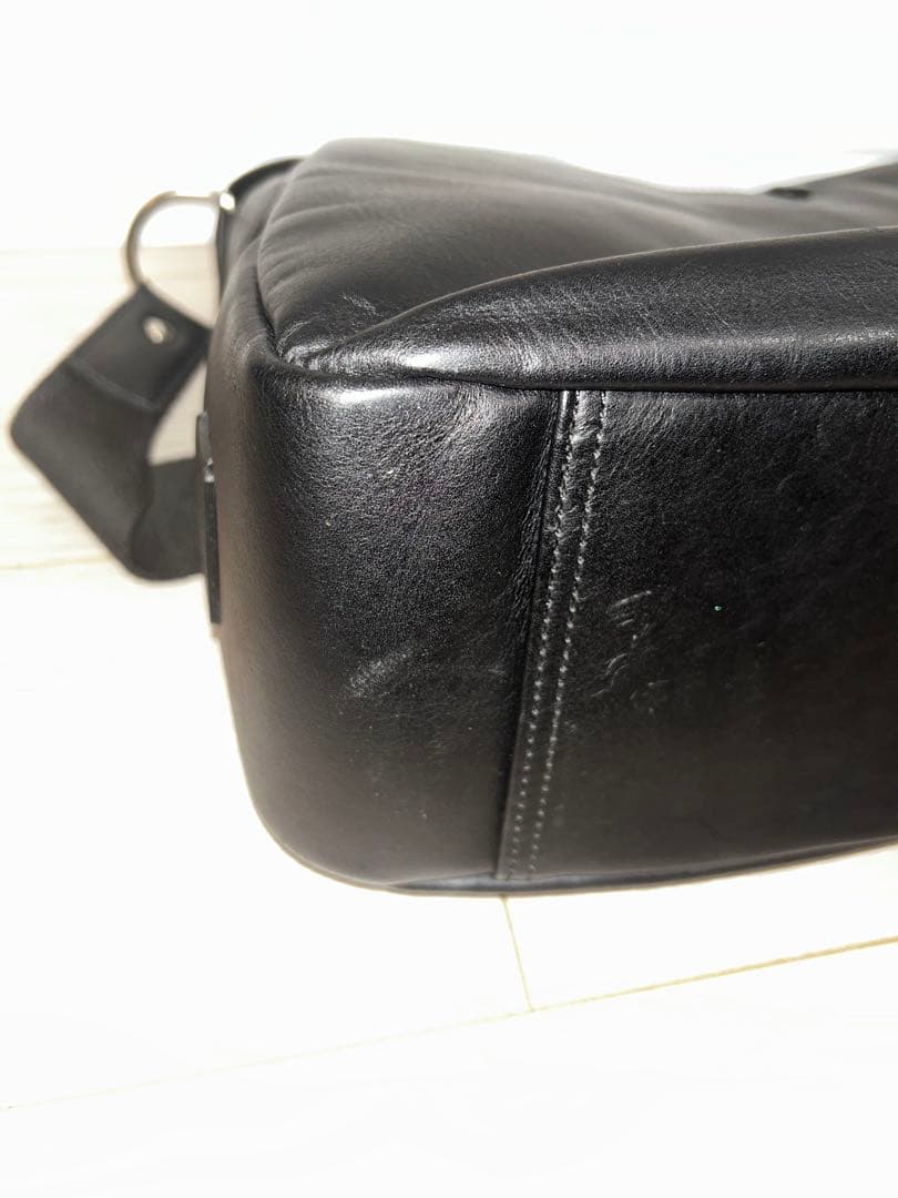 PORTER CLASP ショルダーバッグ L ブラック